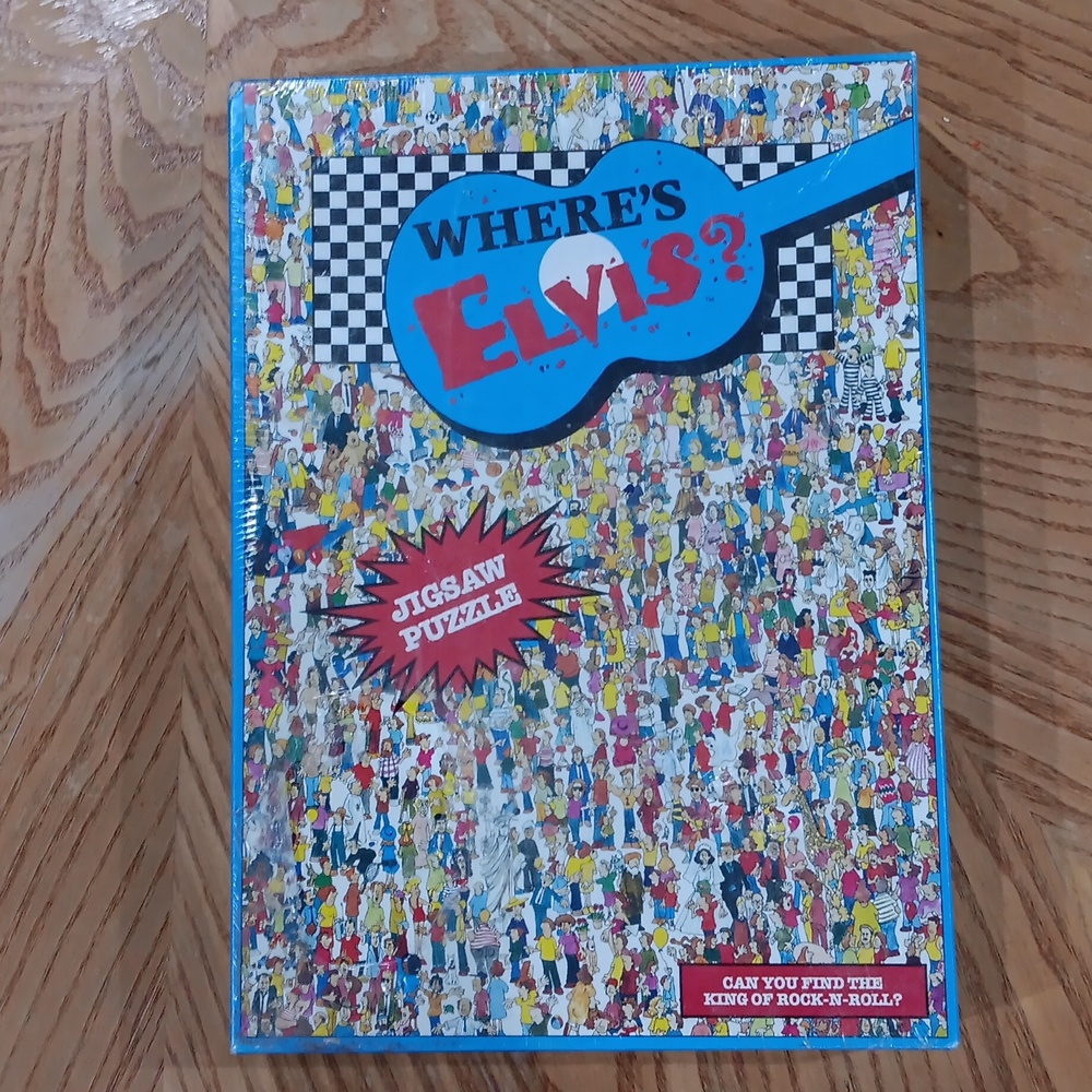 Where's Elvis? Jigsaw Puzzle vintage 90s